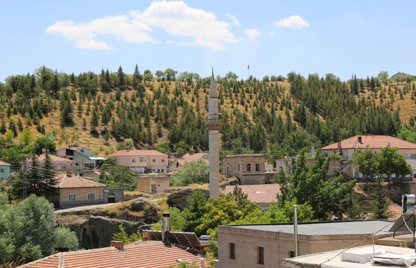 Selime Village and The Minaret — Stock Photo, Image