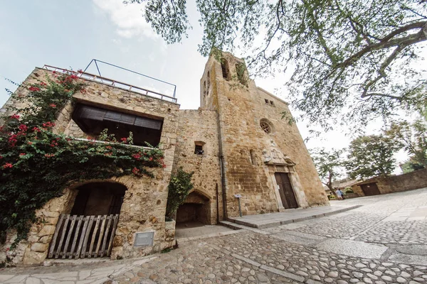 Ortaçağ Şehir, sarsak, Katalonya, İspanya