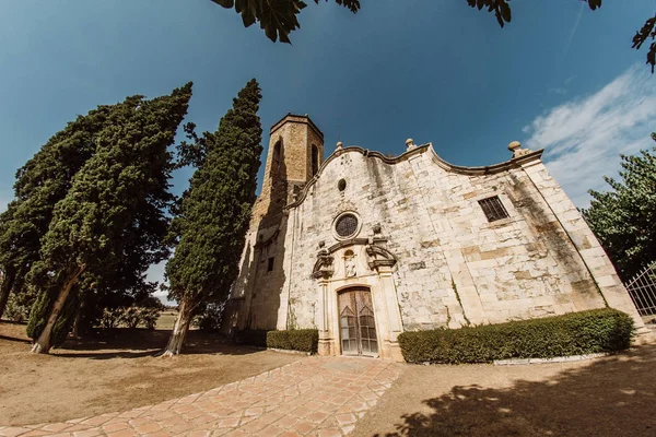 中世の町の都市、スペイン ・ カタロニア — ストック写真