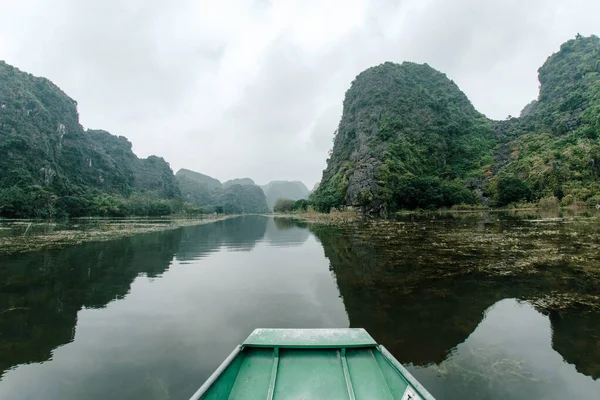 Landschaft Der Karstbildung Wasser Entlang Des Flusses Ngo Dong Tam — Stockfoto