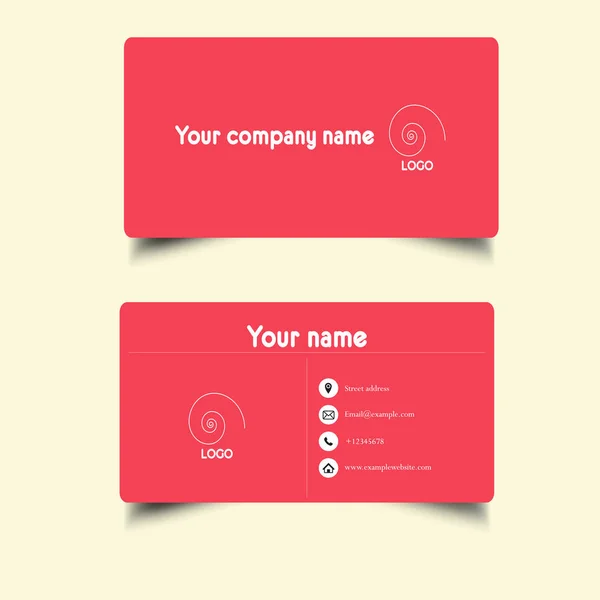 Mockup business cards white blank Royalty Free Vector Image