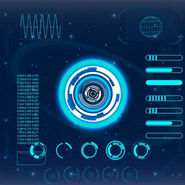 Radar ekranı vektör