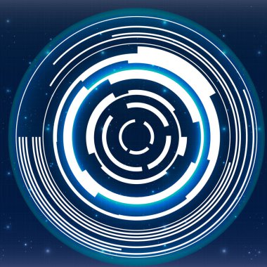 Radar ekranı vektör