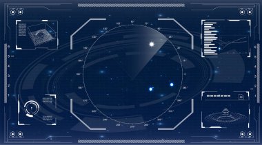 Radar ekranı vektör