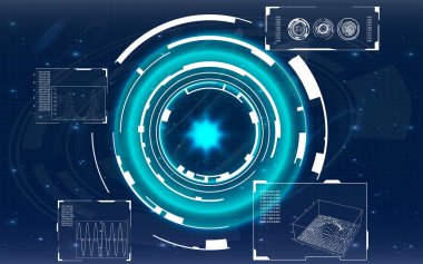 Radar ekranı vektör