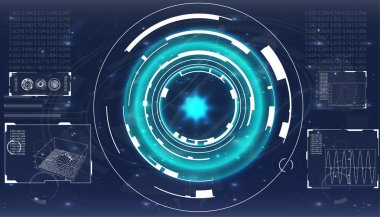 Radar ekranı vektör