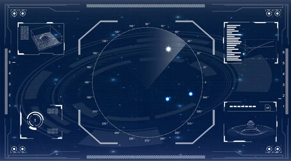 Radar ekranı vektör