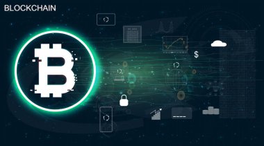 Blockchain teknoloji. Kripto para birimi. 
