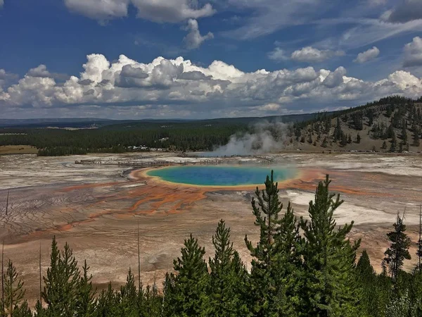 Biscuit Basin Yellowstone Park — Stock Photo, Image