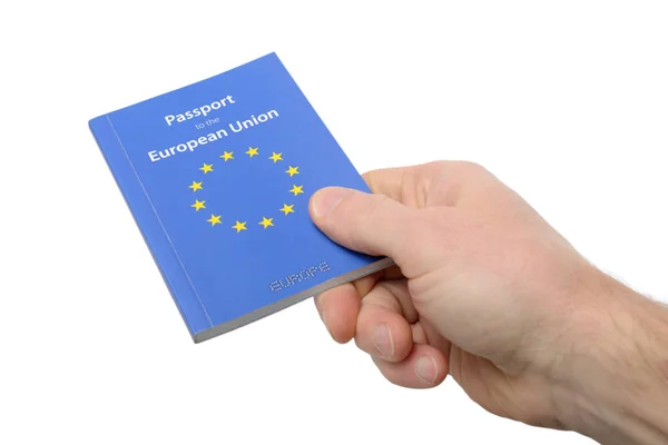 Apresentação do documento da zona euro — Fotografia de Stock