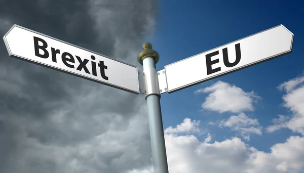 Brexit y UE — Foto de Stock