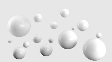 Parlak beyaz topları arka plan