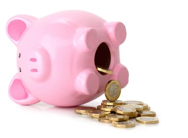 Kumbara yan tarafında düşmüş