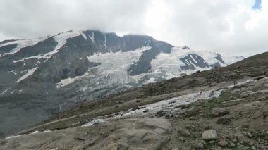 Grossglockner en yüksek dağ ve onun Buzulu. Salzburger arazi, Avusturya'da bulunan