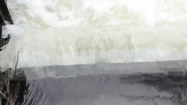 Падаючої води річки Гавел — стокове відео