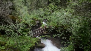 m vahşi-Gerlostal-Leiternkammerklamm gorge su görünüme (Tirol / Avusturya).