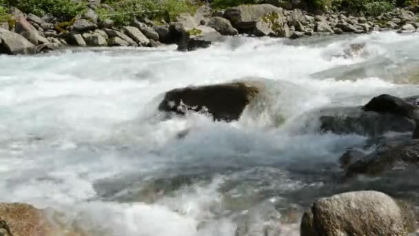 Krimml Achental dal vid Krimml vattenfall i Salzburger Land. Österrike — Stockvideo