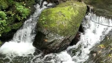 Şelale die Rausch'la vahşi Endert'in akışı Cochem, Mosel Nehri'nin (Almanya yanında ziyaret). 