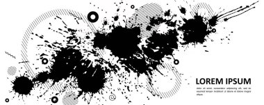 Soyut arka plan - boya parlak noktalar. Tasarımınız için modern nötr kompozisyon. Eps 10 vektörü.