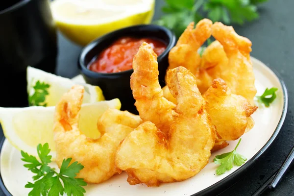 Gamberetti Tempura Piccanti Jumbo — Foto Stock