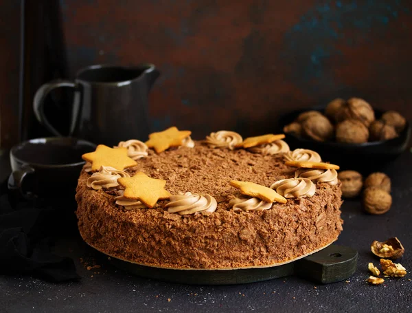 Hausgemachtes Brot Auf Sauerteig — Stockfoto