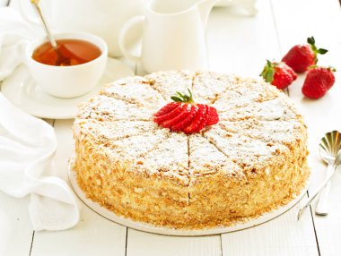 Napolyon kek. seçici odak,