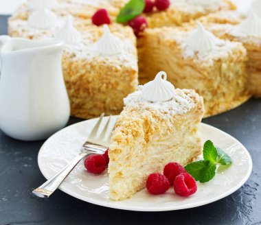 Napolyon kek. seçici odak,