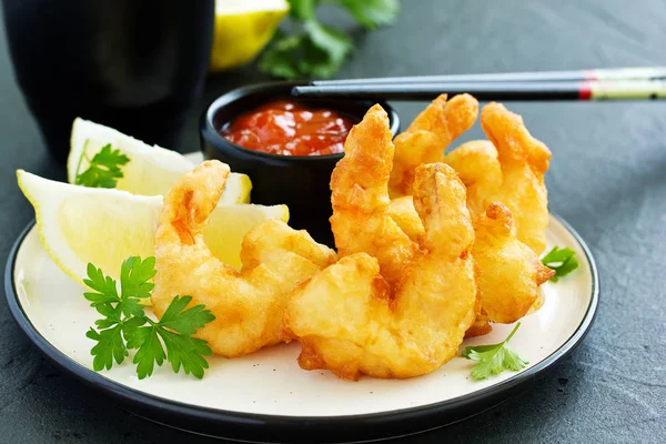 Gamberetti Tempura Piccanti Jumbo — Foto Stock