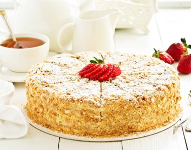 Napolyon kek. seçici odak,