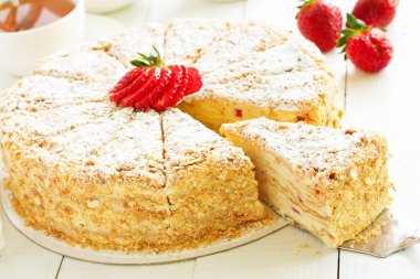 Napolyon kek. seçici odak,