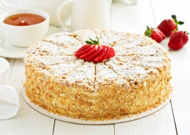 Napolyon kek. seçici odak,