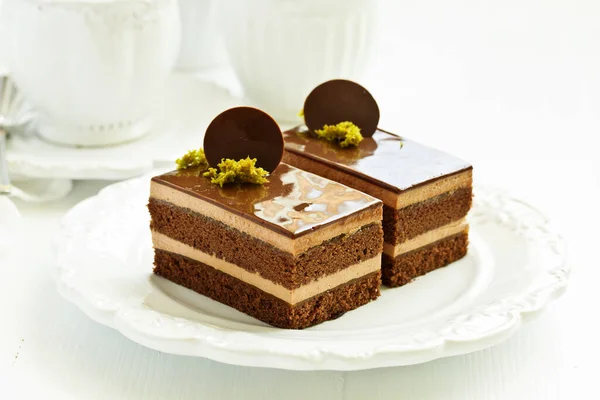 초콜릿 케이크의 스톡 사진