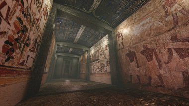 eski wallpaintings mezarı