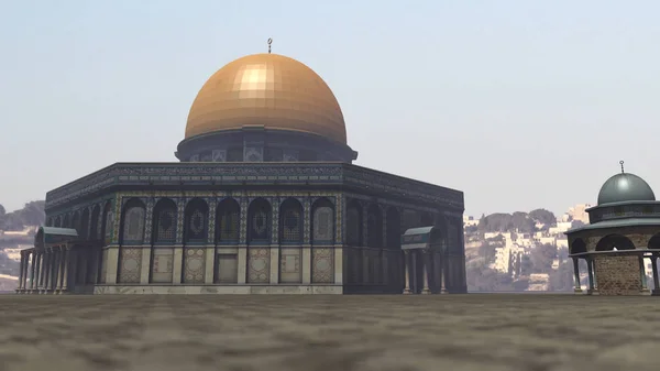 Dome of Rock exterior in Jerusalem — Stock Photo, Image