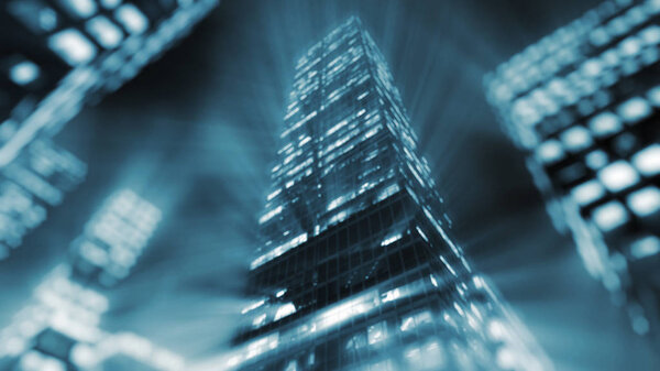 modern buildings  illustration