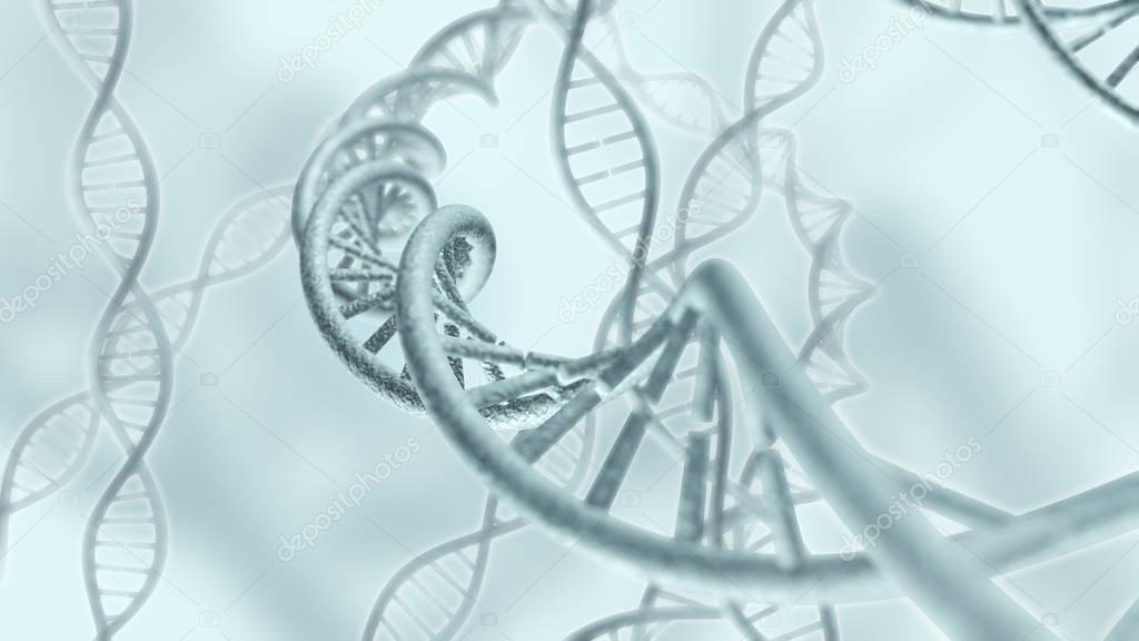 3d DNA illustration