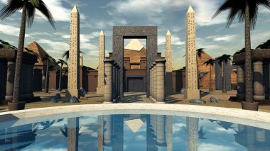 Oasis ve Antik Mısır mimarisi 