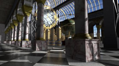 Zaman makinesi Victoria iç 