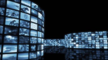 3D video wall
