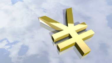 3D yen işareti