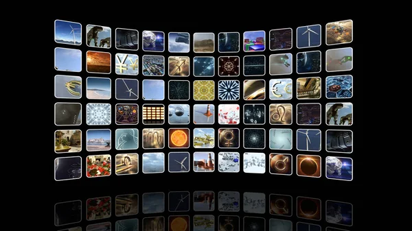 3D video wall