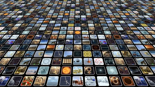 3D video wall