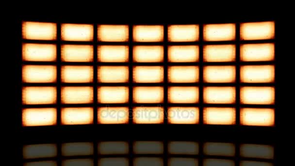 Renderizado animación de video wall vintage . — Vídeos de Stock