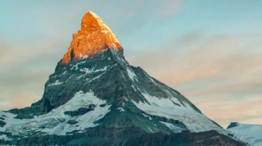 gündoğumu zaman atlamalı şaşırtıcı Dağı