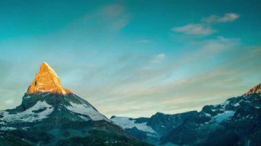 gündoğumu zaman atlamalı şaşırtıcı Dağı