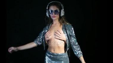 parlak kostüm dans kadın 