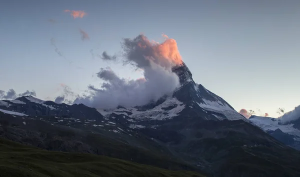 Matterhorn dağ günbatımı — Stok fotoğraf