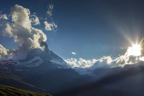 Matterhorn dağ günbatımı — Stok fotoğraf