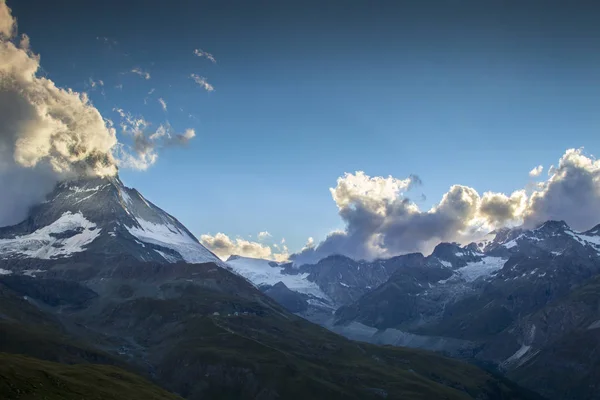 Matterhorn pôr do sol da montanha — Fotografia de Stock