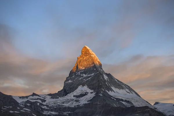 Alba montagna matterhorn — Foto Stock